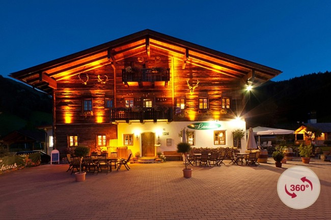 Restaurant Landalm in Schladming am Abend